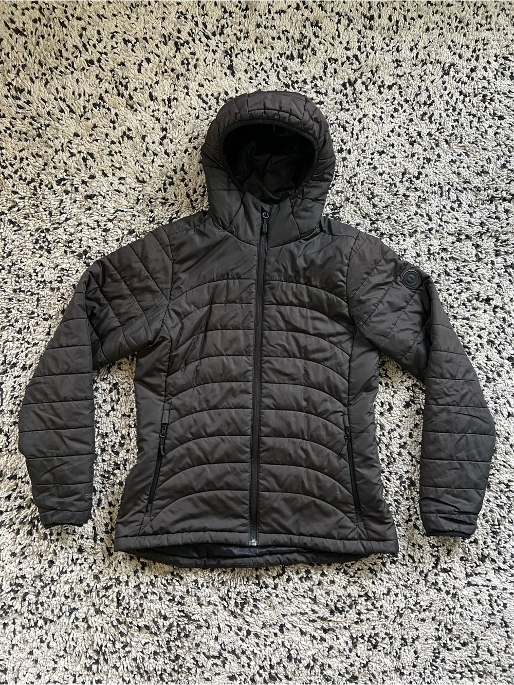 Paka Women’s Puffer Jacket Midweight Pakafill Alpaca Fiber Women’s Size Medium